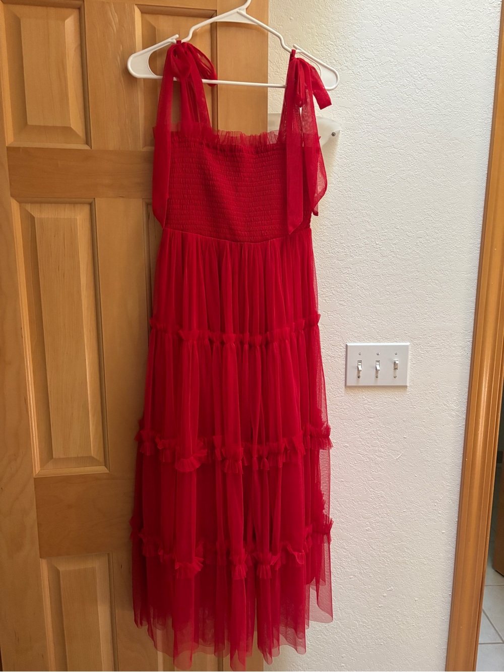 NWOT ASOS lace and beads tiered chiffon midi dress US SIZE 4/UK SIZE 8